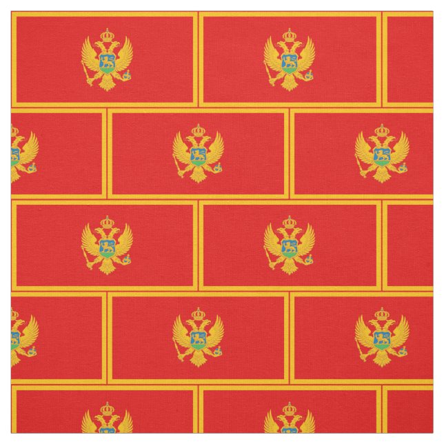 Tecido Bandeira de Montenegro (Modelo)