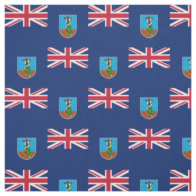 Tecido Bandeira de Montserrat (Modelo)