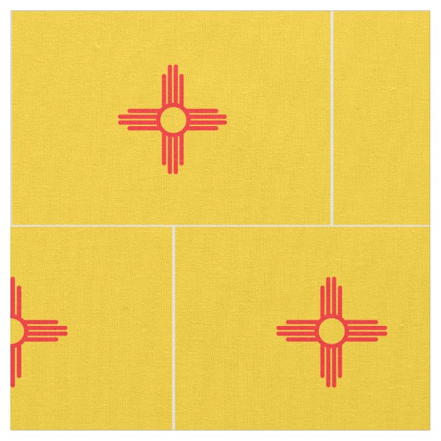 Tecido Bandeira de NEW MEXICO - (Detalhe)