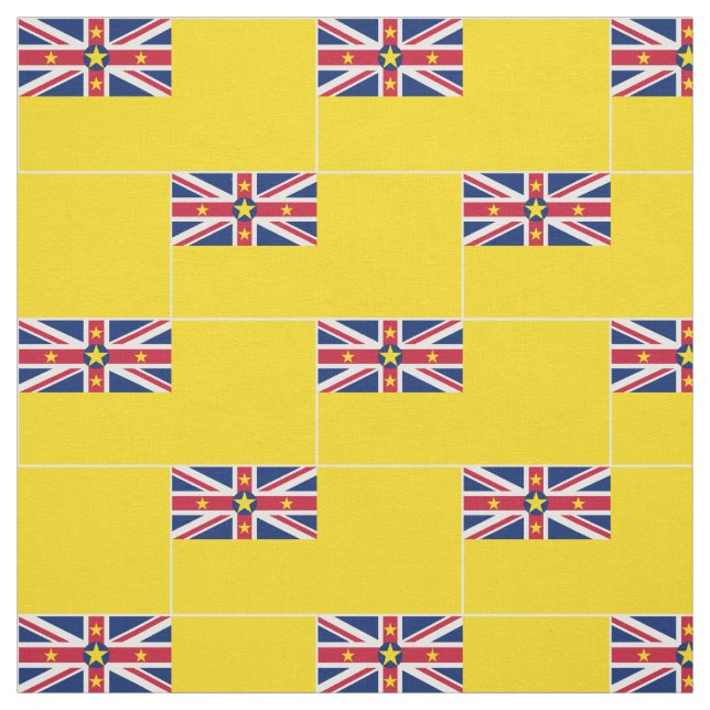 Tecido Bandeira de Niue (Modelo)