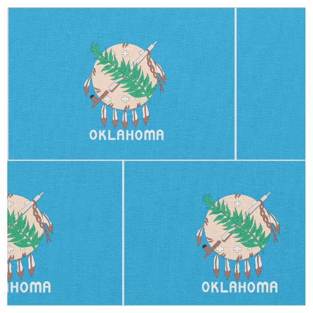 Tecido Bandeira de OKLAHOMA - (Detalhe)