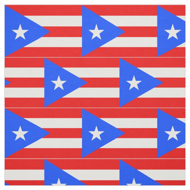 Tecido Bandeira de Porto Rico (Modelo)