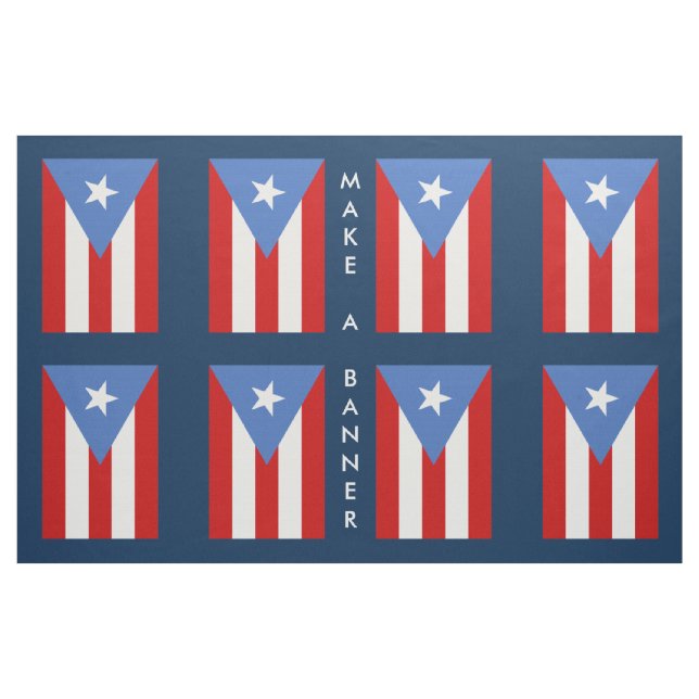 Tecido Bandeira de Puerto Rico: Decoração (Jarda)