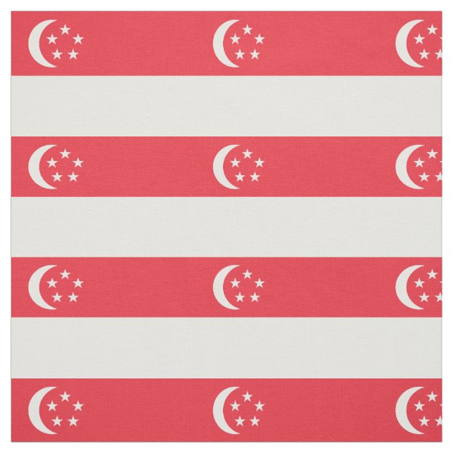 Tecido Bandeira de Singapura (Modelo)