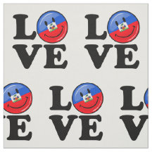 Bandeira de sorriso de Haiti do amor
