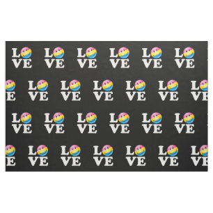Tecido Bandeira de sorriso do amor Pansexual