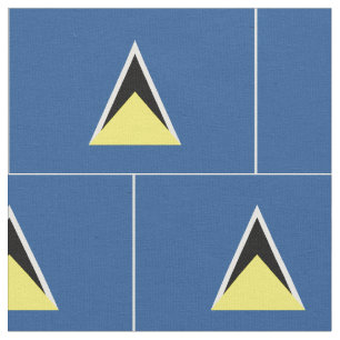 Tecido Bandeira de St Lucia