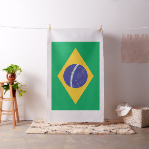 Tecido bandeira do Brasil