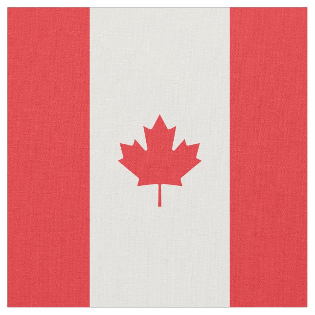 Tecido Bandeira do Canadá (Detalhe)