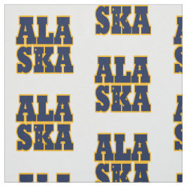 Tecido Bandeira do estado americano de Alaska