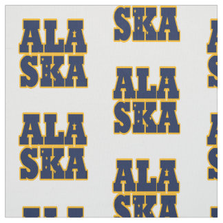 Tecido Bandeira do estado americano de Alaska