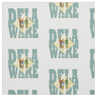 Tecido Bandeira do estado americano de Delaware