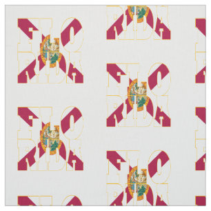 Tecido Bandeira do estado americano de Florida