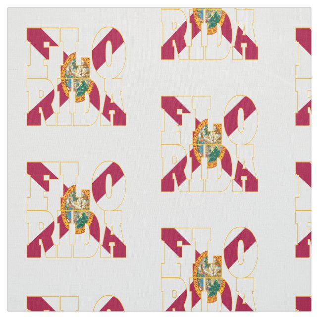 Tecido Bandeira do estado americano de Florida (Modelo)