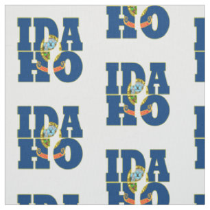 Tecido Bandeira do estado americano de Idaho