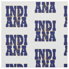Tecido Bandeira do estado americano de Indiana