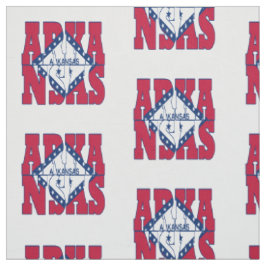 Tecido bandeira do estado americano do Arkansas