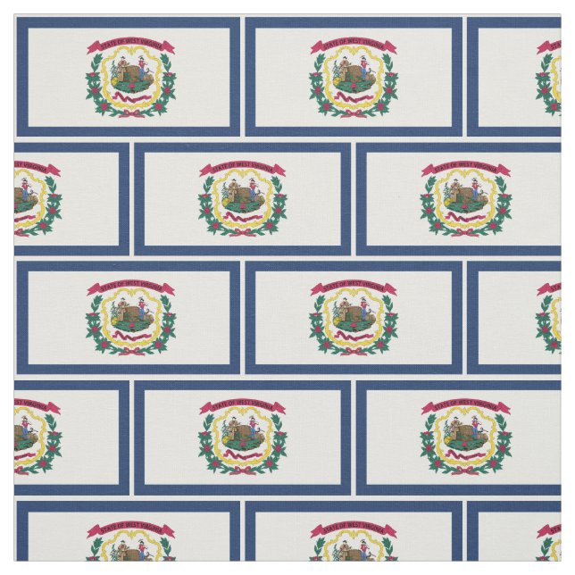 Tecido Bandeira do Estado da Virgínia Ocidental (Modelo)