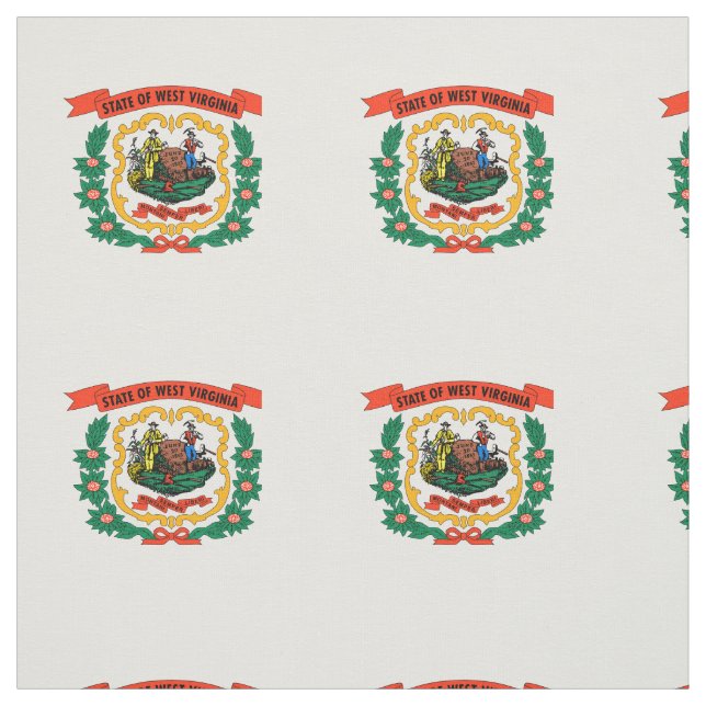 Tecido Bandeira do Estado da Virgínia Ocidental (Modelo)