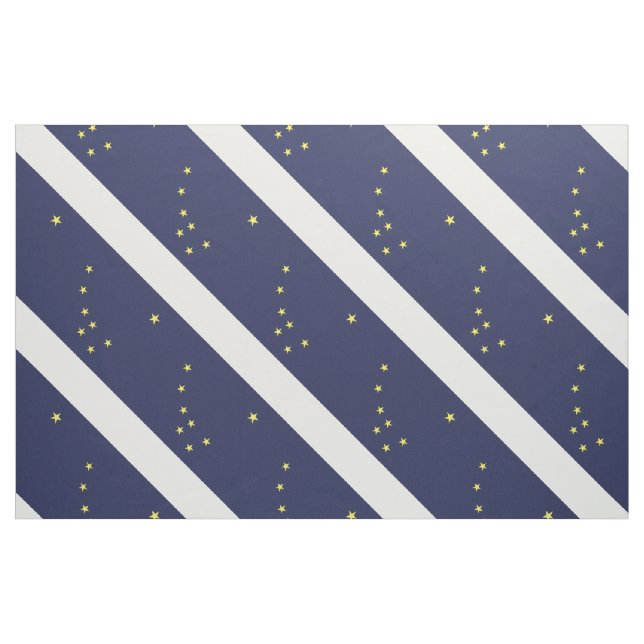 TECIDO BANDEIRA DO ESTADO DE ALASKA (Jarda)
