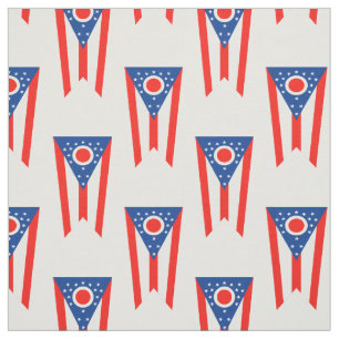 Tecido Bandeira do estado de bandeira de Ohio