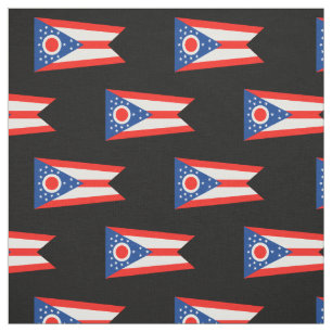 Tecido Bandeira do estado de bandeira de Ohio