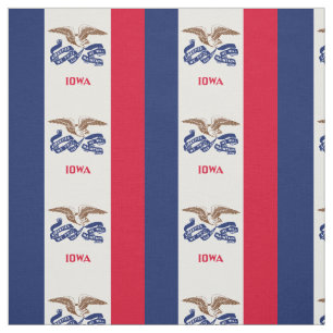 Tecido Bandeira do Estado de Iowa