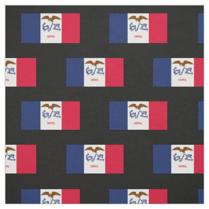 Tecido Bandeira do estado de Iowa