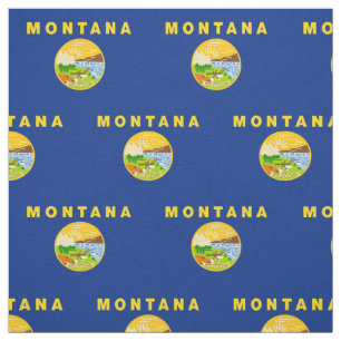 Tecido Bandeira do Estado de Montana