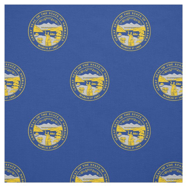 Tecido Bandeira do Estado de Nebraska (Modelo)