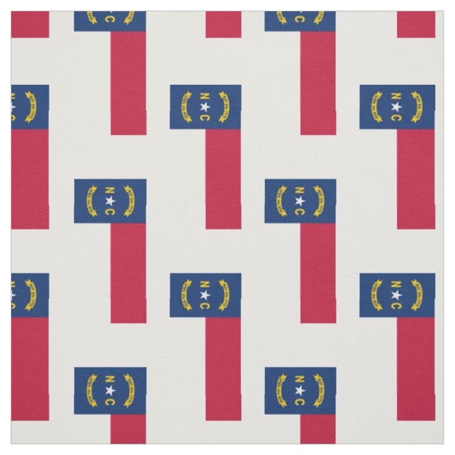 Tecido Bandeira do estado de North Carolina (Modelo)
