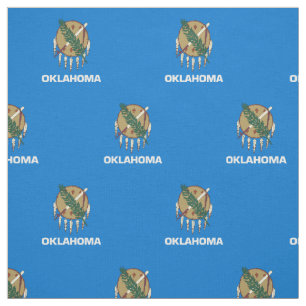 Tecido Bandeira do estado de Oklahoma