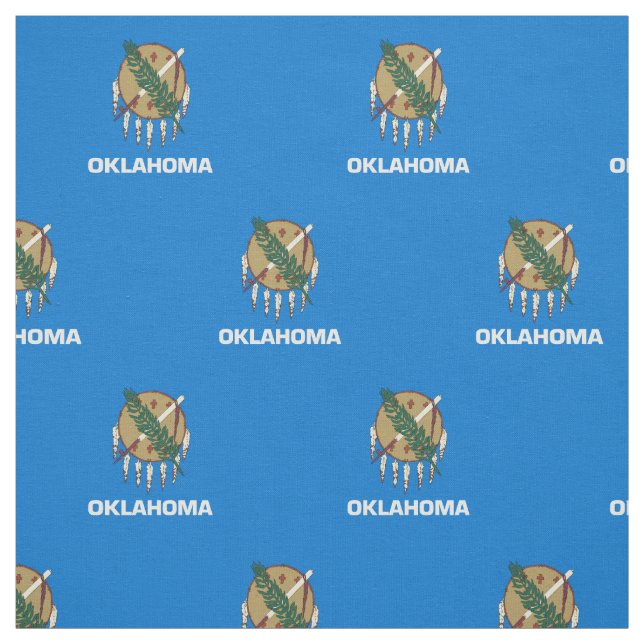 Tecido Bandeira do estado de Oklahoma (Modelo)