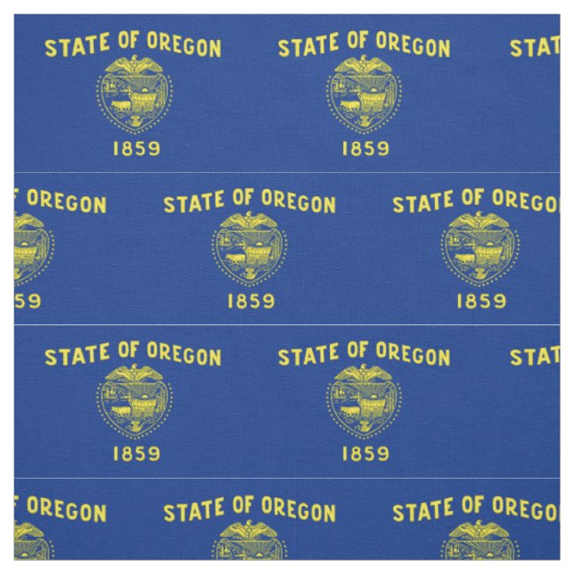 Tecido Bandeira do Estado de Oregon (Modelo)
