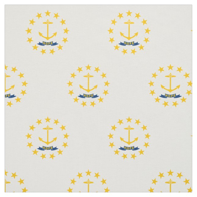 Tecido Bandeira do Estado de Rhode Island (Modelo)