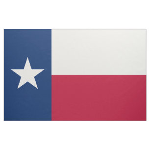 Tecido Bandeira do estado de Texas - cor autêntica de