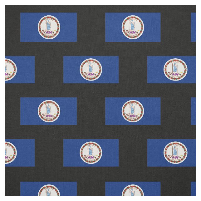 Tecido Bandeira do estado de Virgínia (Modelo)