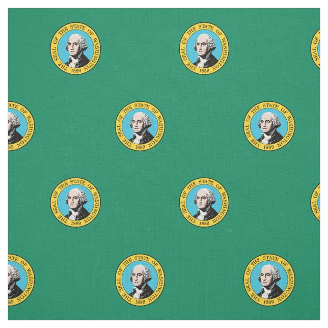 Tecido Bandeira do Estado de Washington (Modelo)