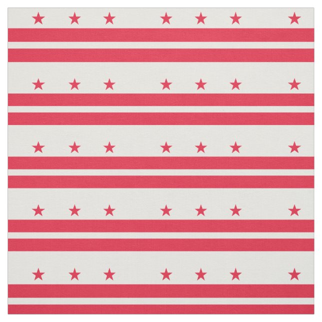 Tecido Bandeira do Estado de Washington DC (Modelo)