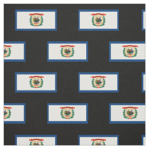 Tecido Bandeira do estado de West Virginia