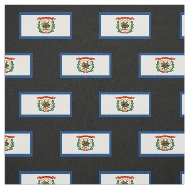 Tecido Bandeira do estado de West Virginia (Modelo)