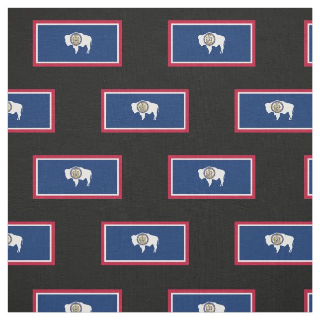Tecido Bandeira do estado de Wyoming (Modelo)
