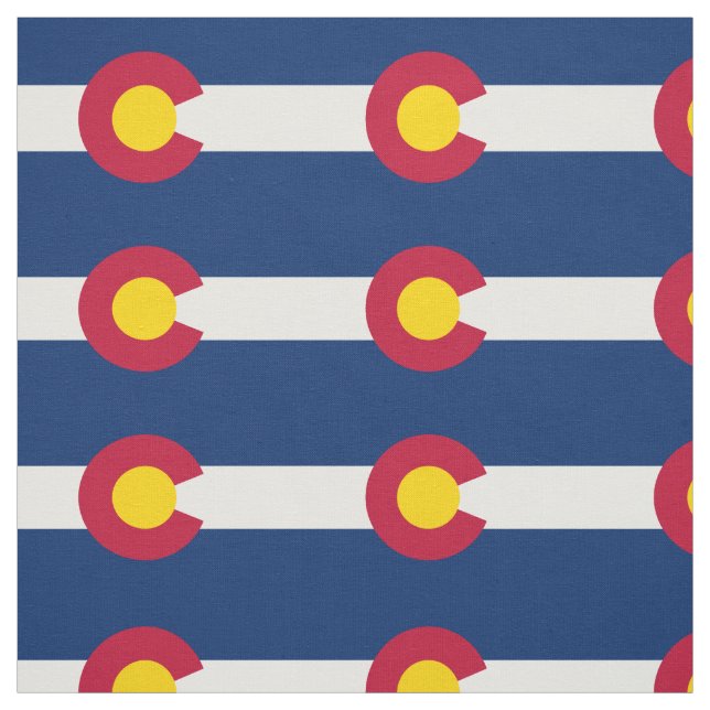 Tecido Bandeira do Estado do Colorado (Modelo)