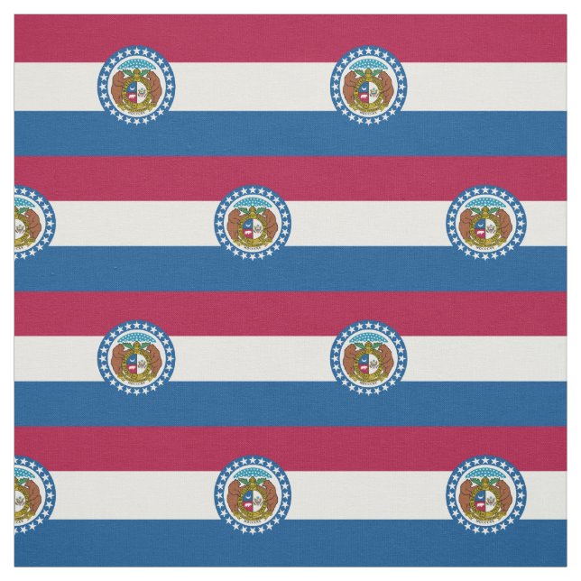 Tecido Bandeira do estado do Missouri (Modelo)