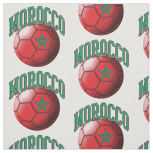 Tecido Bandeira do futebol marroquino