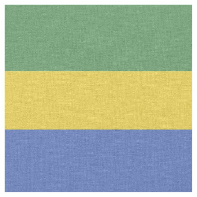 Tecido Bandeira do Gabão (Detalhe)