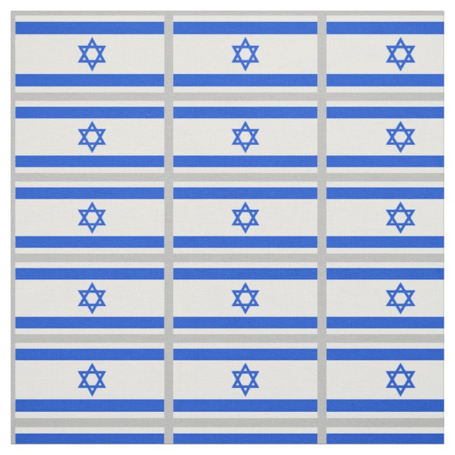 Tecido Bandeira do israelita (Modelo)