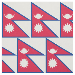 Tecido Bandeira do Nepal