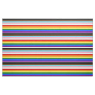 Tecido Bandeira do Orgulho de Onze Listras da SlipperyJoe