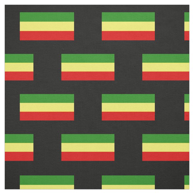 Tecido Bandeira do orgulho de Rastafarian (Modelo)